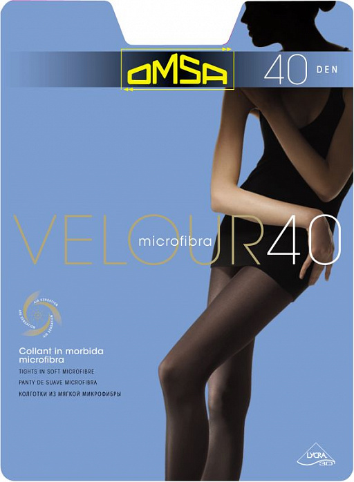 картинка Velour 40 XL Колготки Omsa от интернет магазина