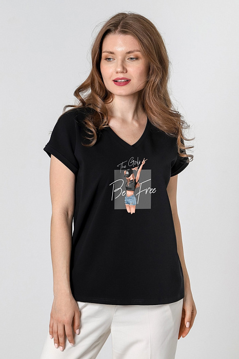 картинка Футболка жен. Violetta Луиза-6 от интернет магазина