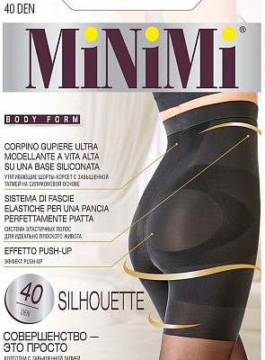 Silhouette 40/140 Колготки(высокая утяжка шорты) Minimi